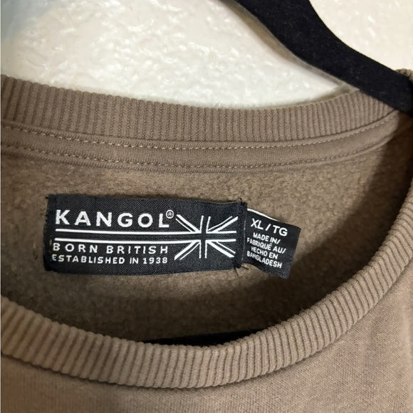 Kangol Australia Brown boxy Sweatshirt Fleece Women XL - Picture 3 of 7